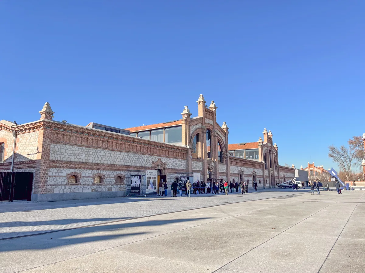 an old slaughterhouse building in madrid that has been turned into a cultural center.